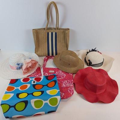 Lot #162 - Mixed Lot of Summer Hats and Bags