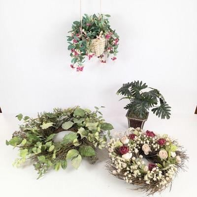 Lot #23 - Decorative Artificial Floral Arrangements Lot
