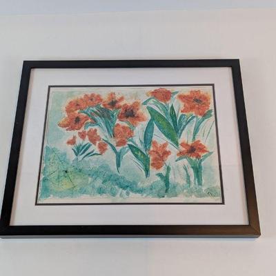 Lot #179 - Framed Original Watercolor