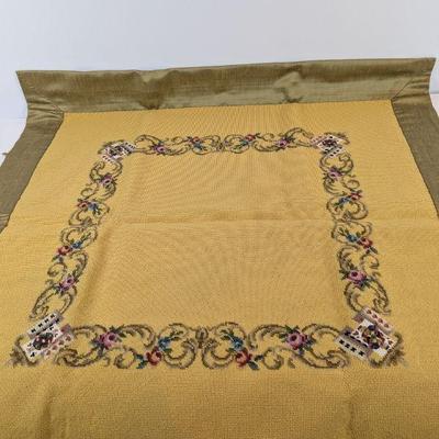 Lot #127 - Vintage Embroidered Tablecloth