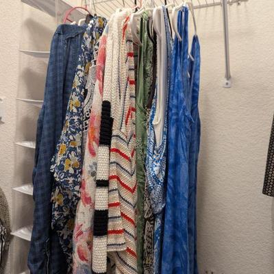 Lot #63 - Women's Size M Dresses and Long Cardigans/Wraps