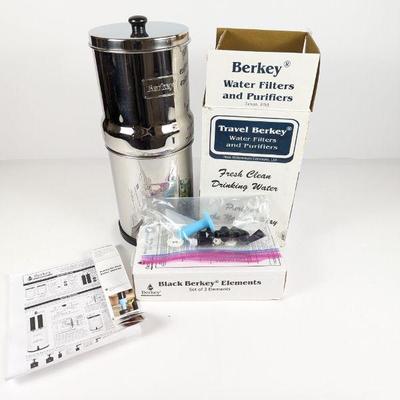 Lot #K104 - Travel Berkey Water Filter System Includes 2 Black Berkey Filters