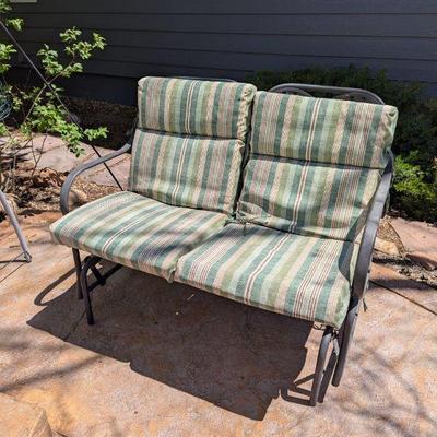 Lot #200 - Hampton Bay Outdoor Glider Loveseat