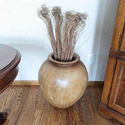 Lot #6 - Large Urn Vase With Twigs
