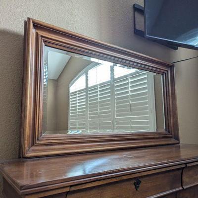 Lot #80 - Wood Frame Mirror