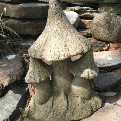 Concrete Mushroom Garden Statue