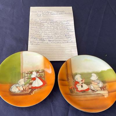 Royal Bayreuth Sunbonnet Babies Plates