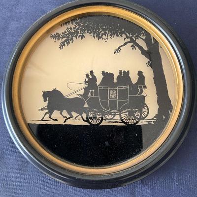 Numbered Edinborough Mail Coach Wall Hanging