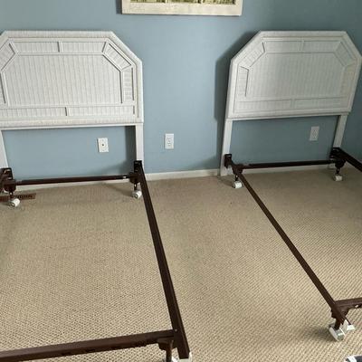 Pair Of Twin Headboards And Bed Frames