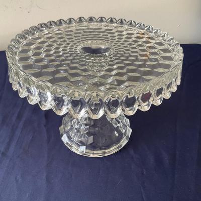  Vintage Fostoria Cake Stand 