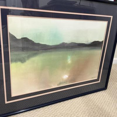 Signed Painting Of A Lake