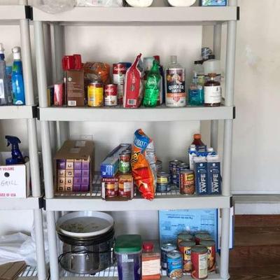 Six Tier Plastic Shelving Unit Lot 1