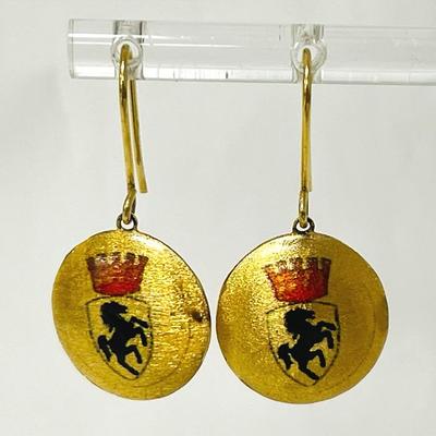 14K Italian Gold Earrings 