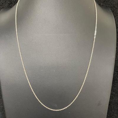 Sterling Silver Cable Chain Necklace