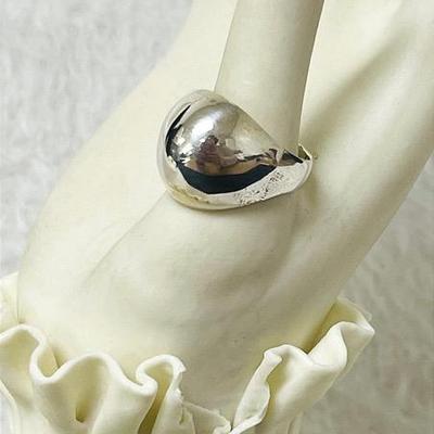 Sterling Silver Dome Ring