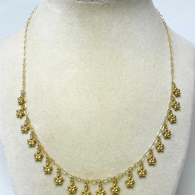 14K Gold “Milor” Daisy Necklace
