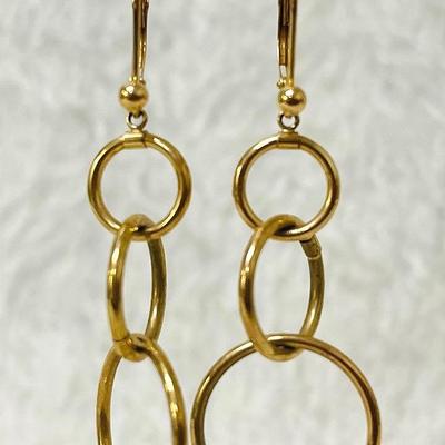 14K Gold Hoop Earrings