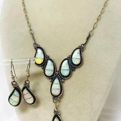 Native American Signed “WJS Zuni” Jewelry Set