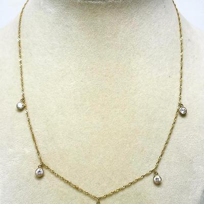 10K Gold “JCM” Signed Necklace