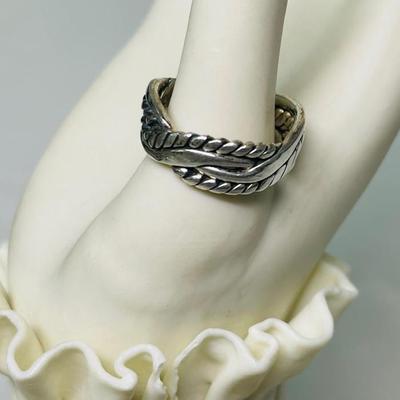 Sterling Silver Braided Ring