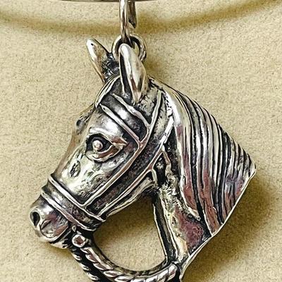 Sterling Silver Horse Pendant