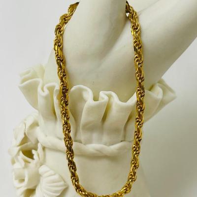 Sterling Silver Golden Rope Bracelet
