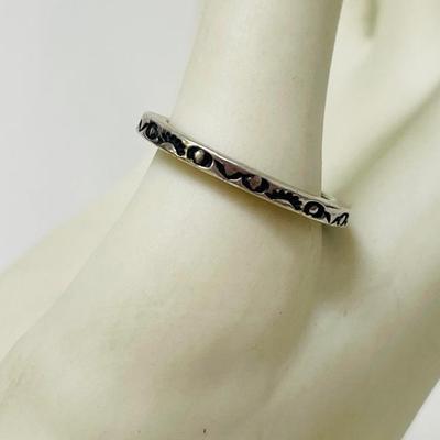 "CJ" Sterling Silver Ring