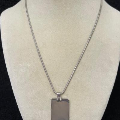 Sterling Silver Necklace And Pendant