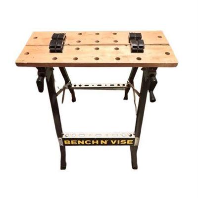 Lot 600-506   
Portable Heavy Duty Bench N’ Vise Workbench