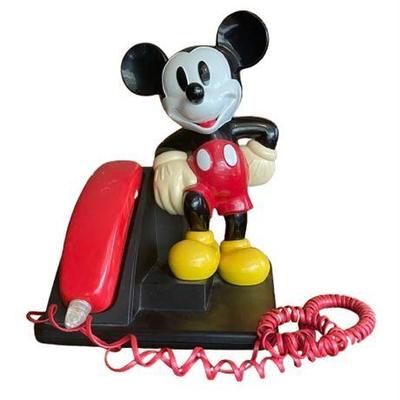 Lot 069   
1993 Disney Mickey Mouse AT&T Model 210 Corded Land Line Touch Tone Phone