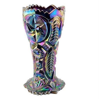 Lot 418
L. E. Smith Ohio Star Carnival Glass Vase