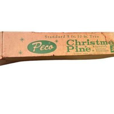 Lot 537   
Peco Silver Christmas Pine, Model 1622, 5'10"