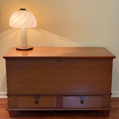 $495 Walnut Blanket Chest