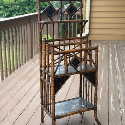 $695- antique burned bamboo