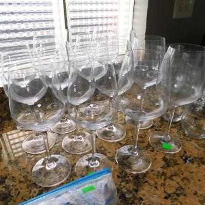Lead Crystal wine glasses