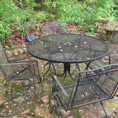 Wrought Iron Patio