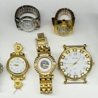 Vintage Collection Of Wrist & Ring Watches - Guess, Japoni,  Polini, Focus, Digits 