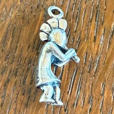 Vintage Kokopelli Sterling Silver Charm 2.48 Grams
