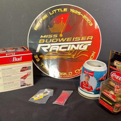 Bud NASCAR Chip Hanauer Hydroplane Driver Collectibles