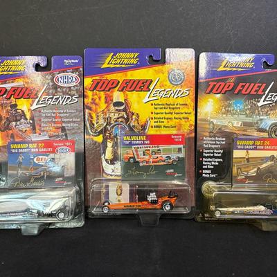 Johnny Lightning Top Fuel Legends, Dan Garlits & Tommy Ivo