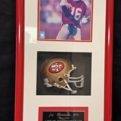 Joe Montana #16 MVP Autographed Photo in Frame