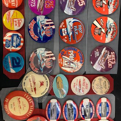 Vintage Hydroplane Buttons