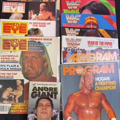 1980's Wrestling Eye Magazine 1980’s & 1980's WWF Magazine 80’s featuring Hulk Hogan 