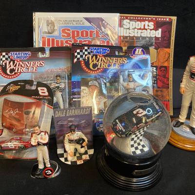 Dale Earnhardt Jr Snow Globe And Sports Illustrated 