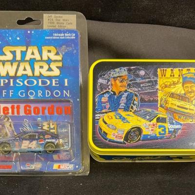 Jeff Gordon Star Wars Episode 1 And Dale Earnhardt Tri-Set, Certificate of Authenticity