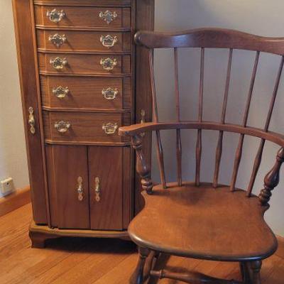 Jewelry Cabinet and Rocker