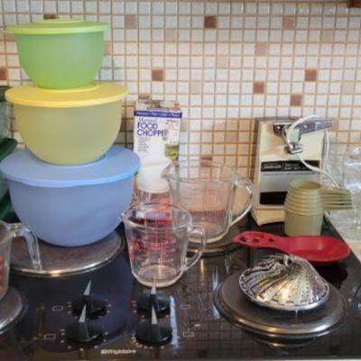 Tupperware and Pyrex