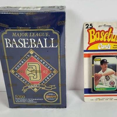 New in Unopened Boxes - Baseball Card Packs