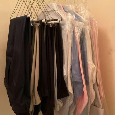 Men's Shirts & Pants - Sizes 16-17 / 32L & 40-42 / 29-30L
