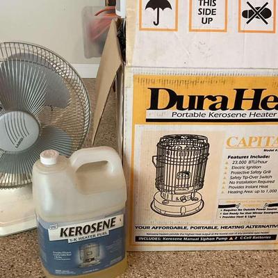 DuraHeat Kerosene Heater with Box, Fan & Kerosene Can